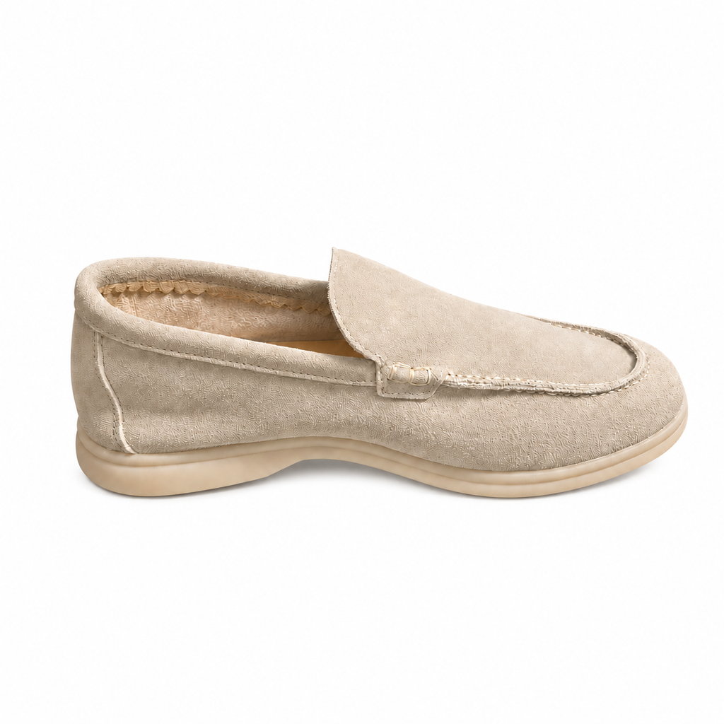 Loro Piana Beige Summer Walk Loafer